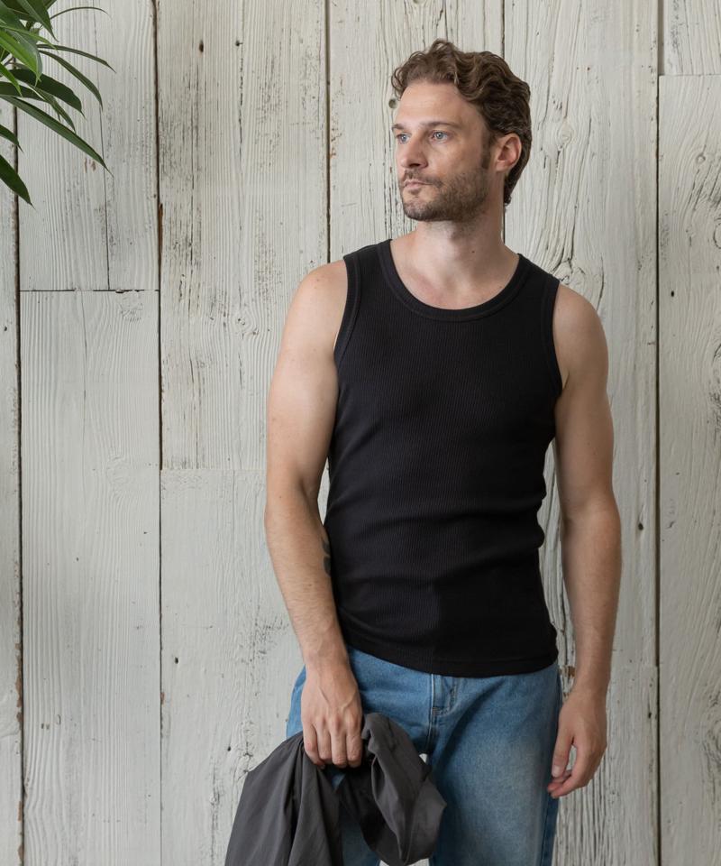 【paradigm】コットンリブユーティリティタンクトップ