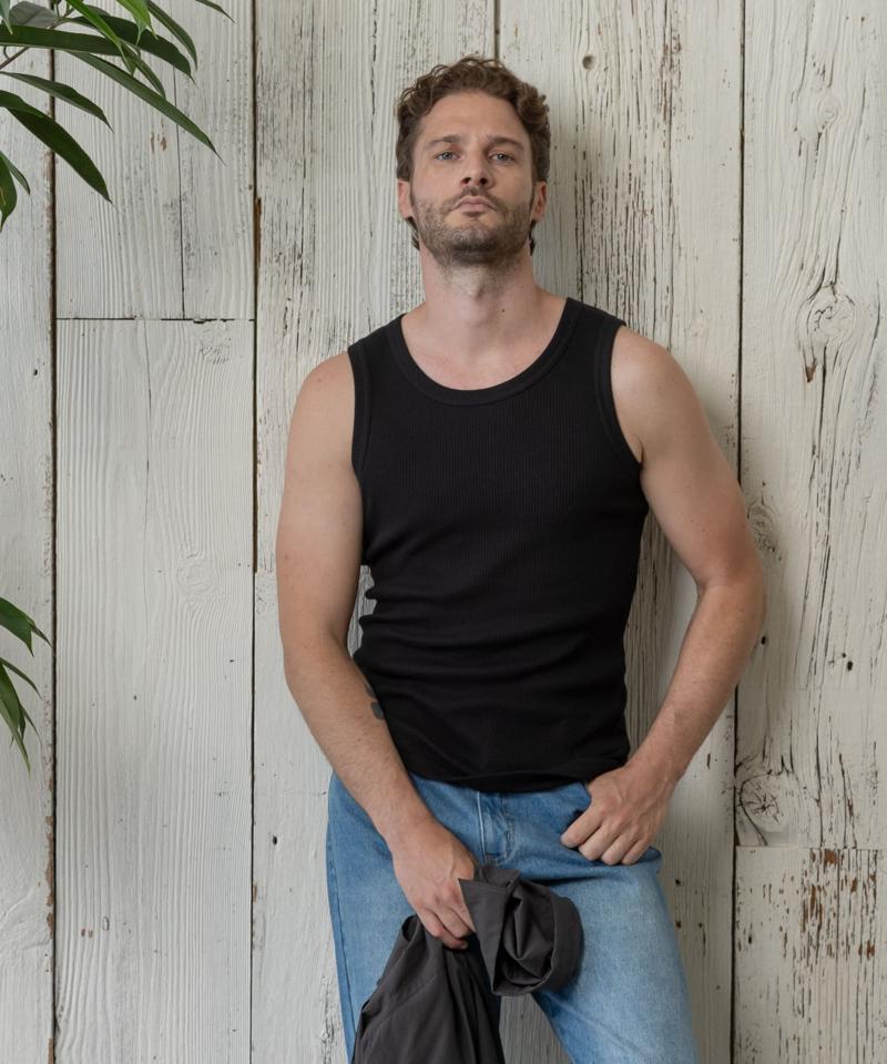 【paradigm】コットンリブユーティリティタンクトップ