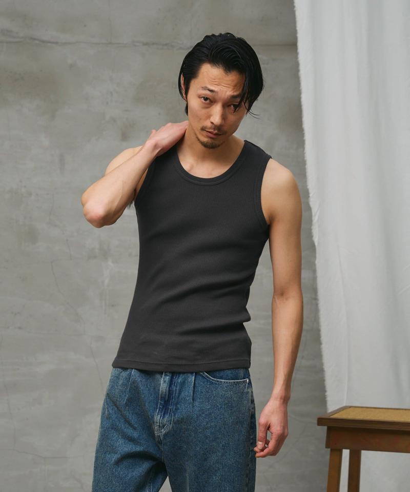 【paradigm】コットンリブユーティリティタンクトップ