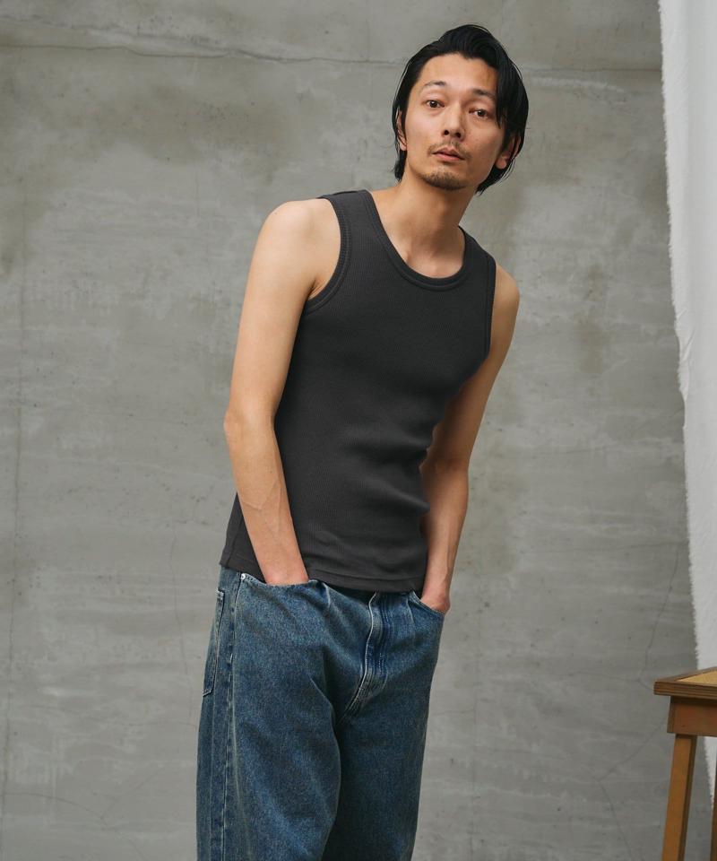 【paradigm】コットンリブユーティリティタンクトップ