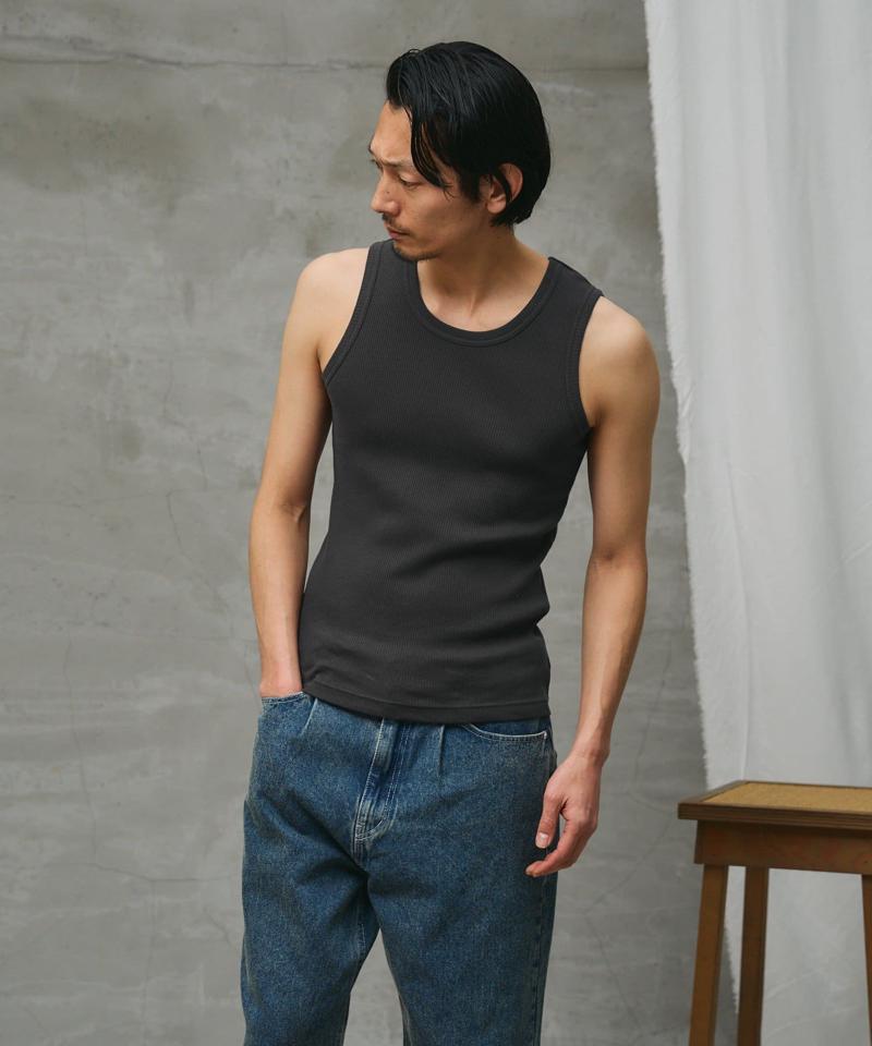 【paradigm】コットンリブユーティリティタンクトップ