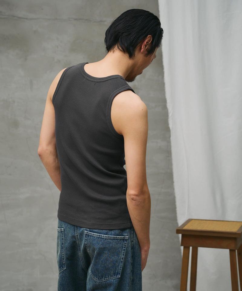 【paradigm】コットンリブユーティリティタンクトップ