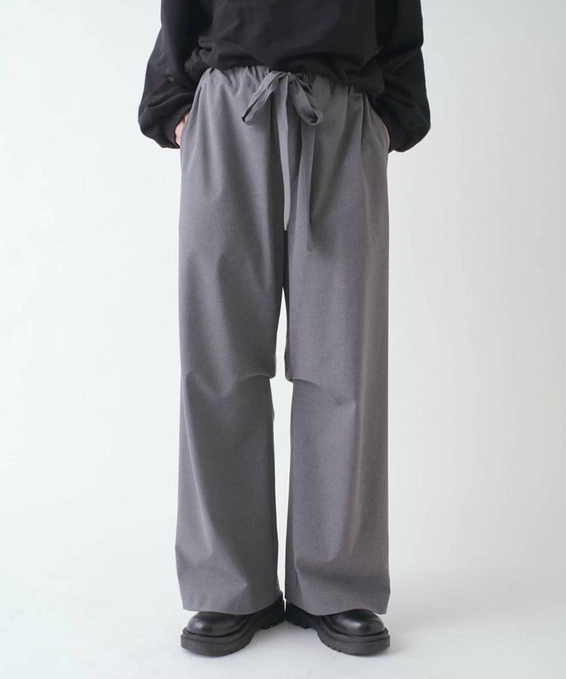 ストライプイージーワイドパンツ