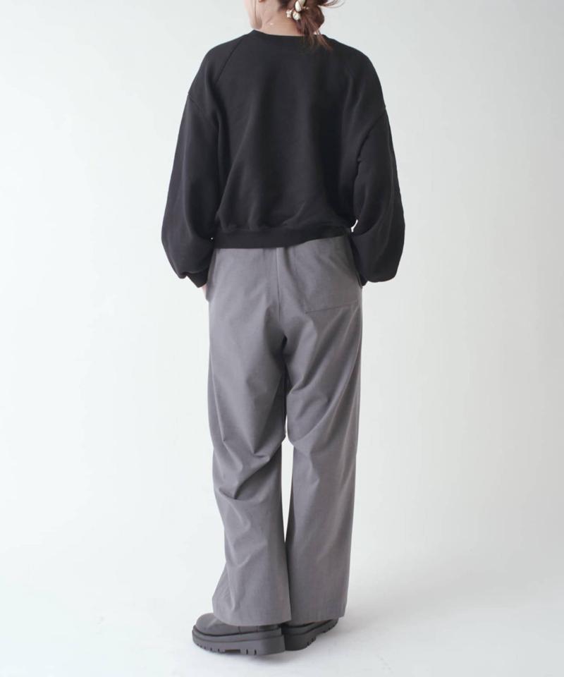 ストライプイージーワイドパンツ