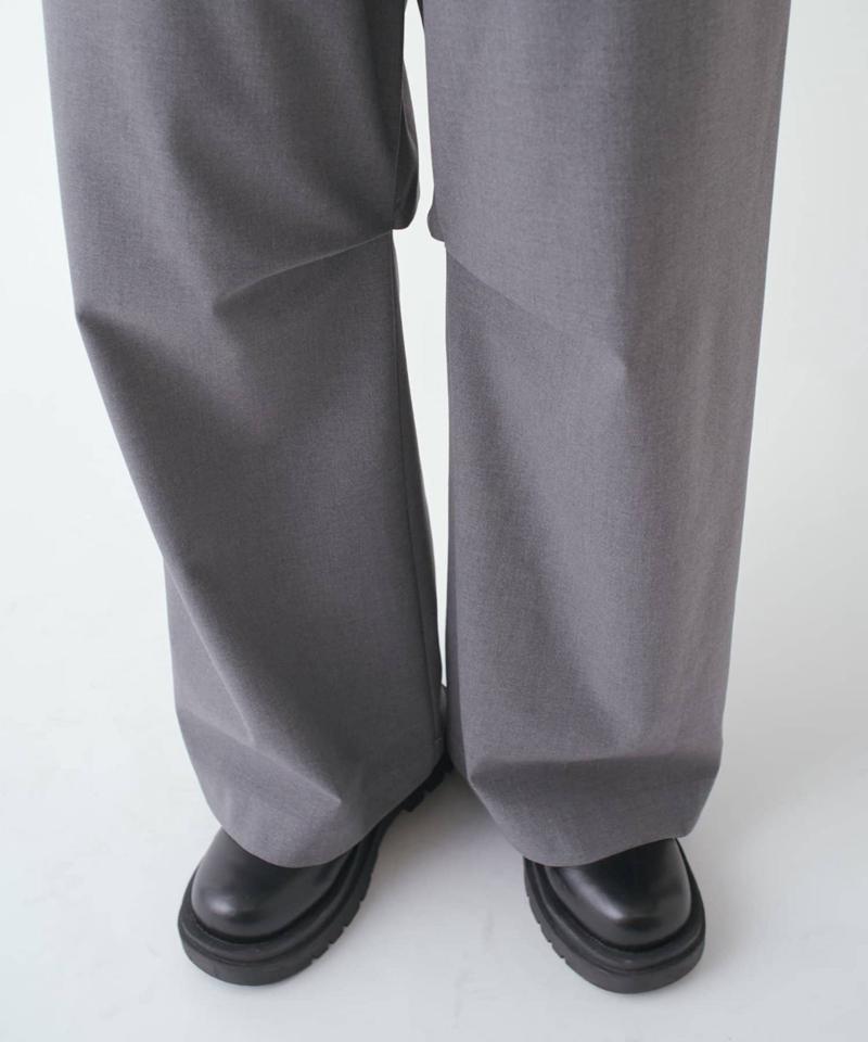 ストライプイージーワイドパンツ