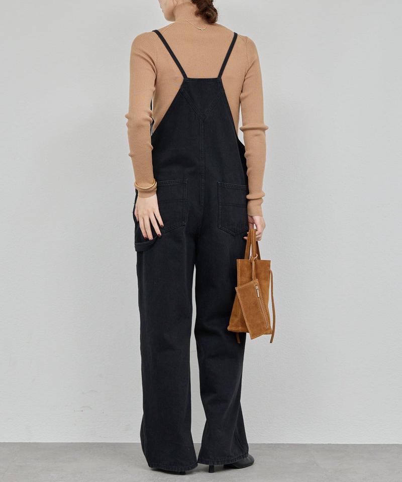 【サイズ展開あり】【長さ調整可能】デニムサロペット