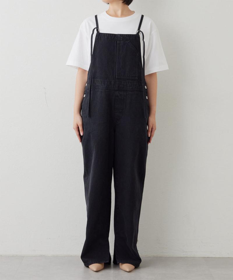 【サイズ展開あり】【長さ調整可能】デニムサロペット