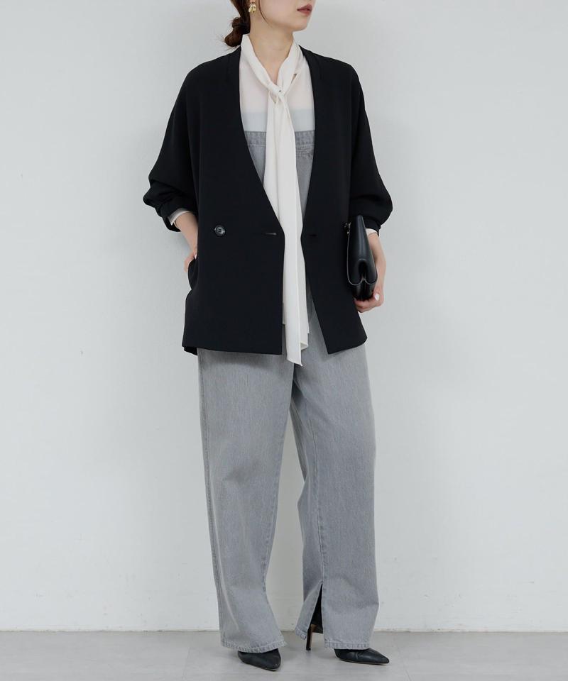 【サイズ展開あり】【長さ調整可能】デニムサロペット