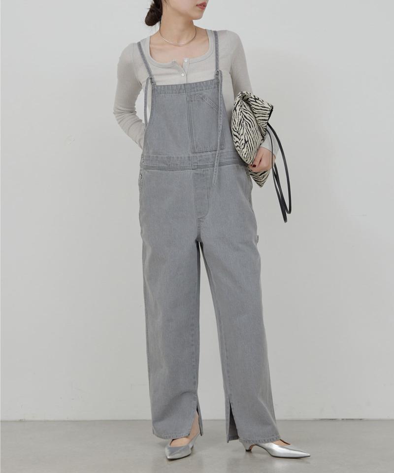 【サイズ展開あり】【長さ調整可能】デニムサロペット