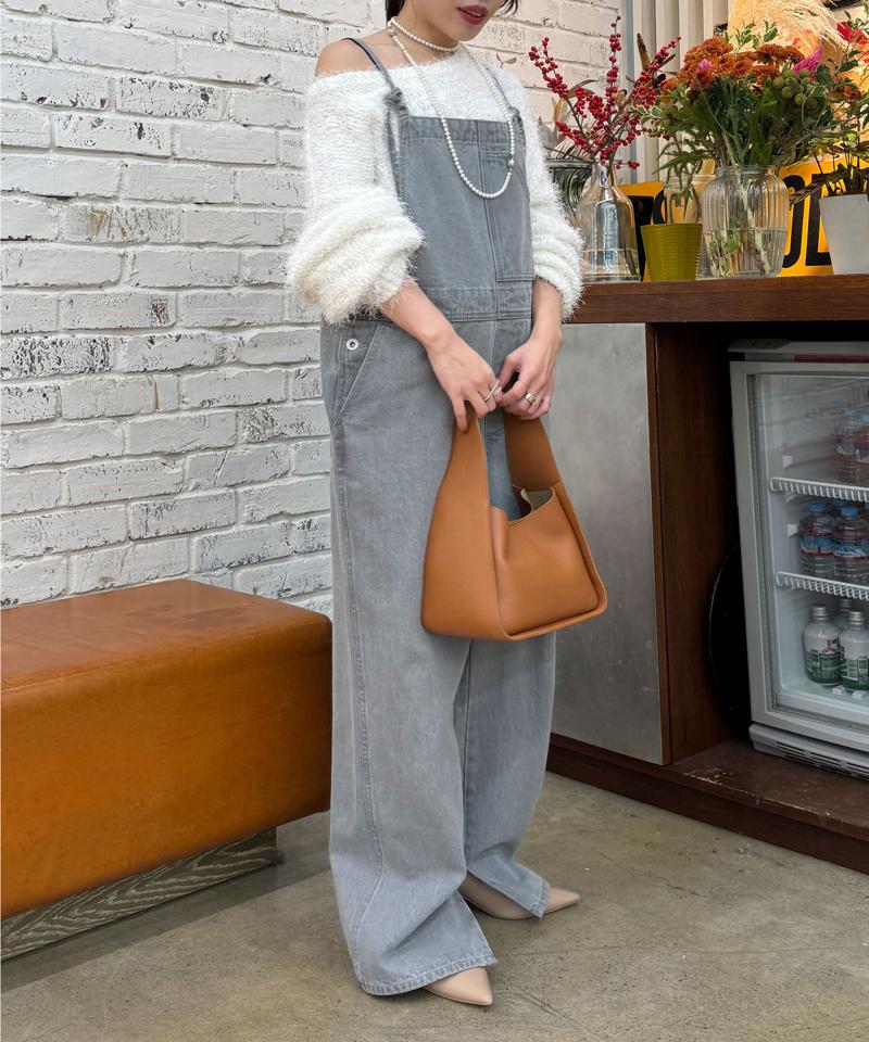 【サイズ展開あり】【長さ調整可能】デニムサロペット