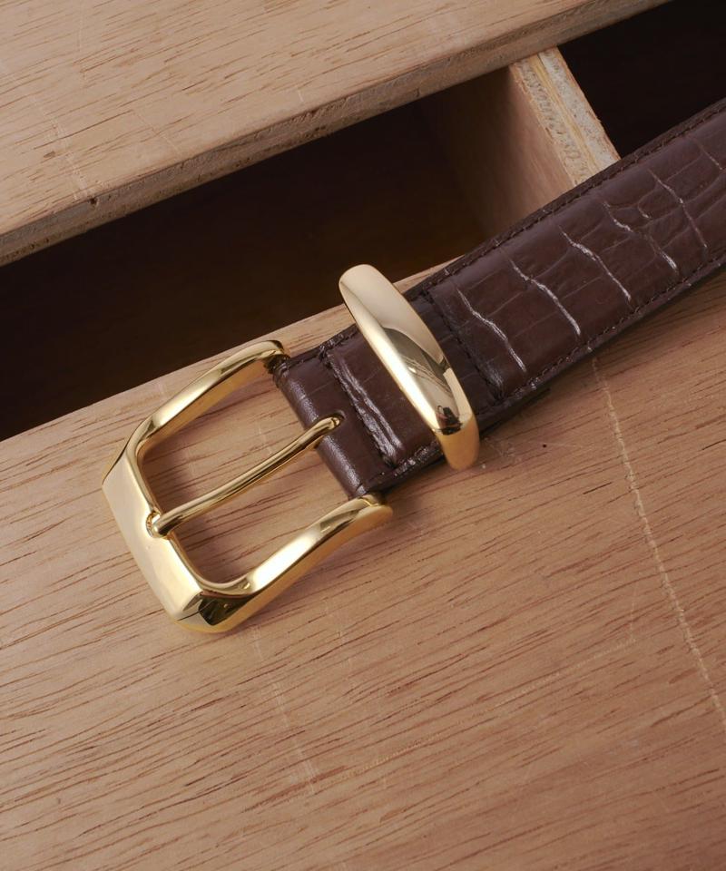 【ベストセラーアイテム‼】オリジナルバックルレザーベルト