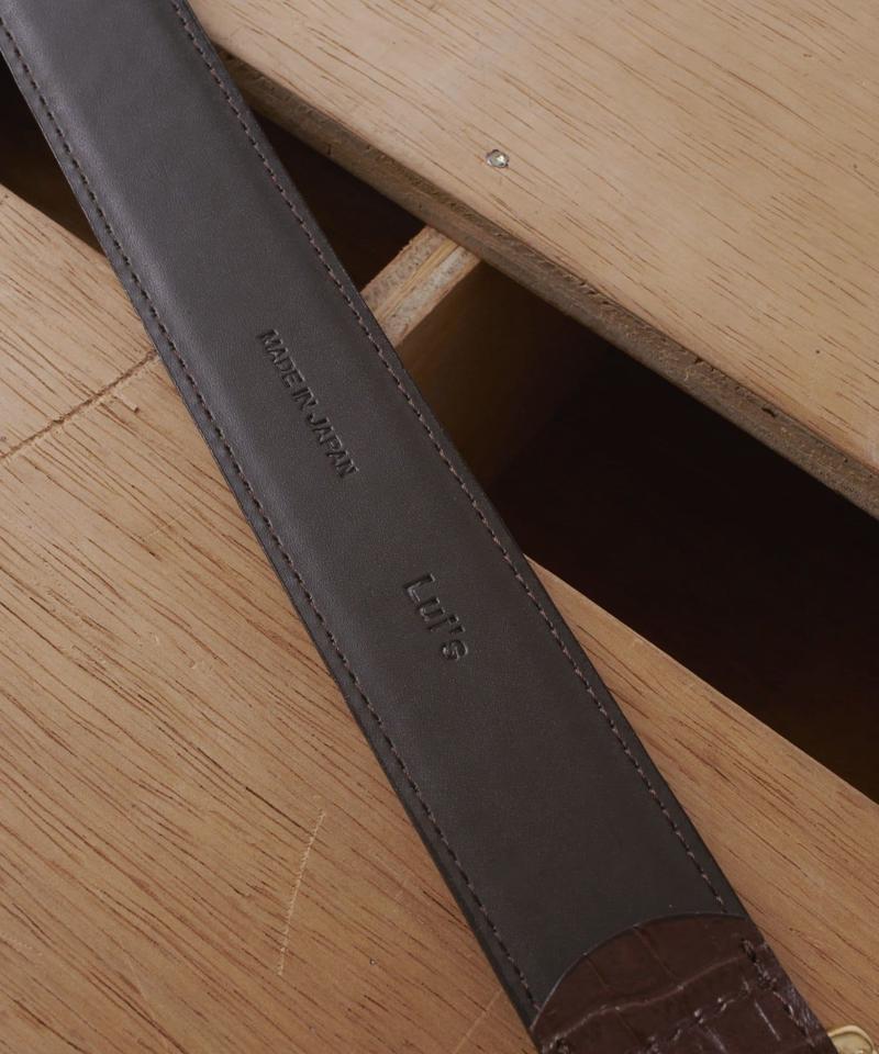 【ベストセラーアイテム‼】オリジナルバックルレザーベルト
