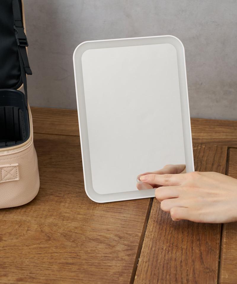 MAKE BOX MIRROR LEDライトミラー付きメイクボックス