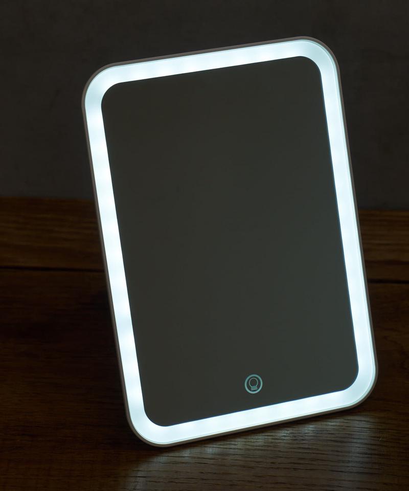 MAKE BOX MIRROR LEDライトミラー付きメイクボックス