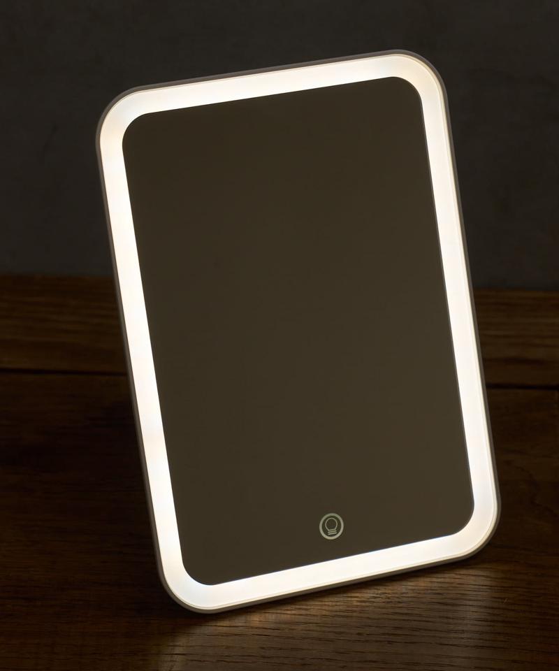 MAKE BOX MIRROR LEDライトミラー付きメイクボックス