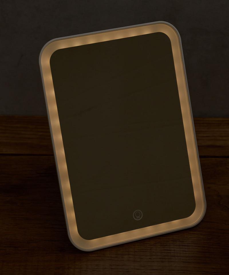 MAKE BOX MIRROR LEDライトミラー付きメイクボックス