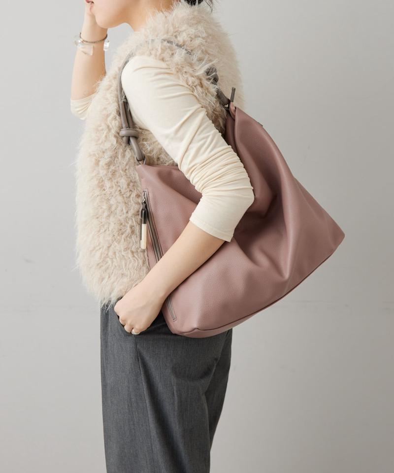 《500g未満/A4サイズ対応》樹脂パーツワンハンドルバッグ