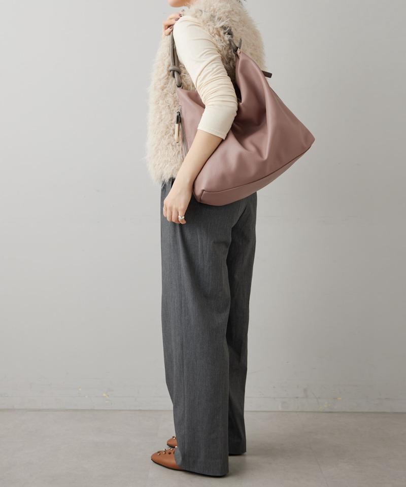 《500g未満/A4サイズ対応》樹脂パーツワンハンドルバッグ