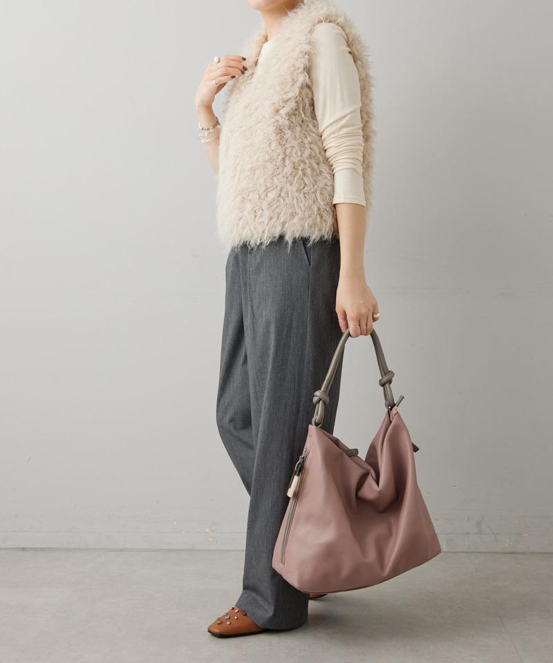 《500g未満/A4サイズ対応》樹脂パーツワンハンドルバッグ