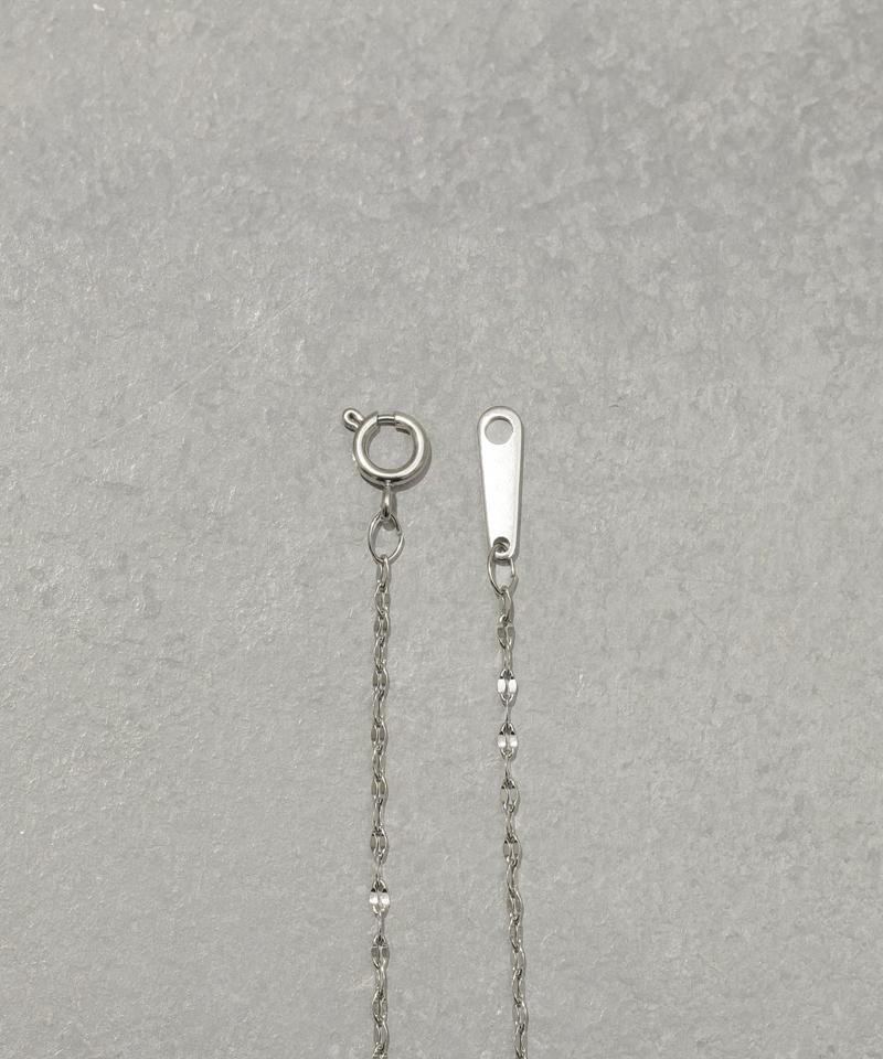 ステンレスペタルチェーンショートネックレス