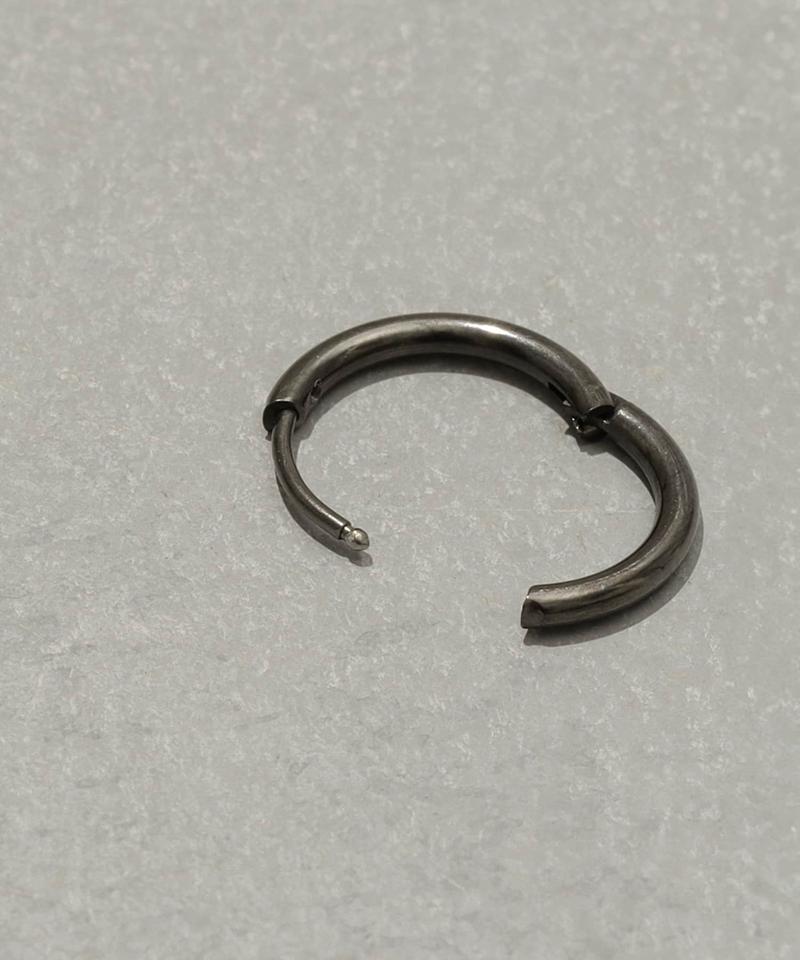 ステンレス13mmフープワンタッチピアス