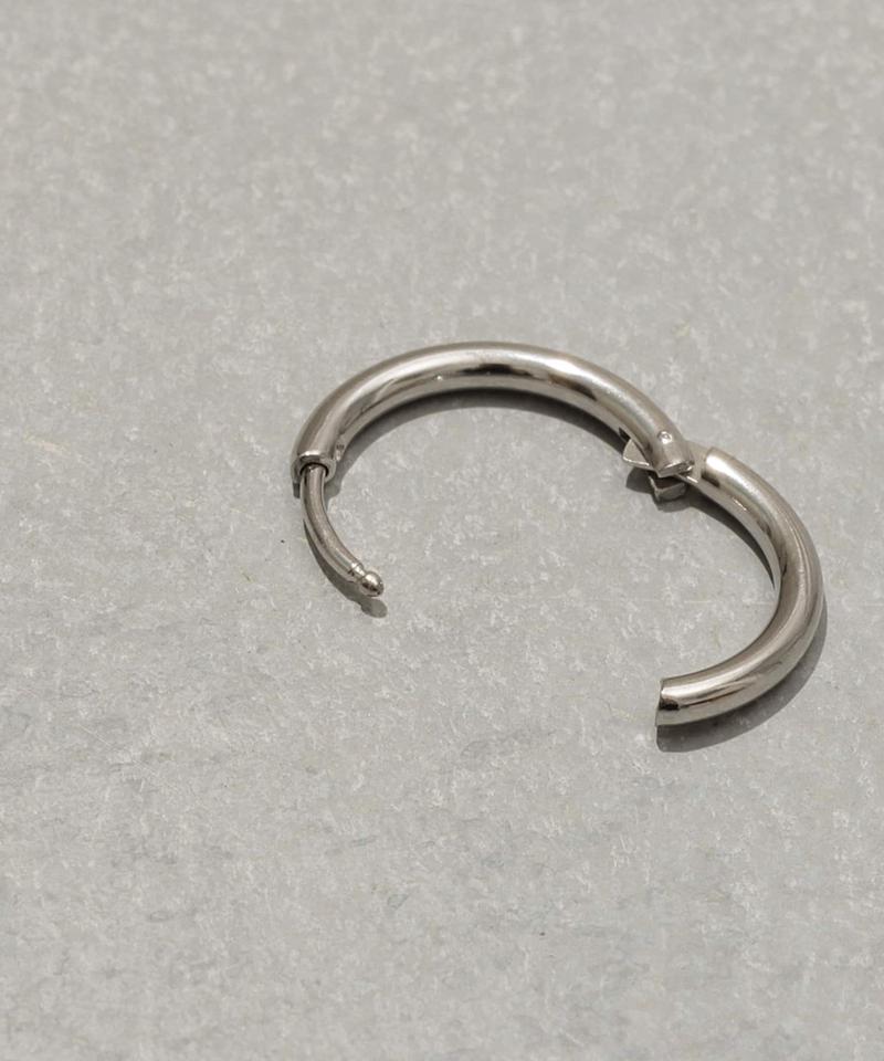 ステンレス13mmフープワンタッチピアス