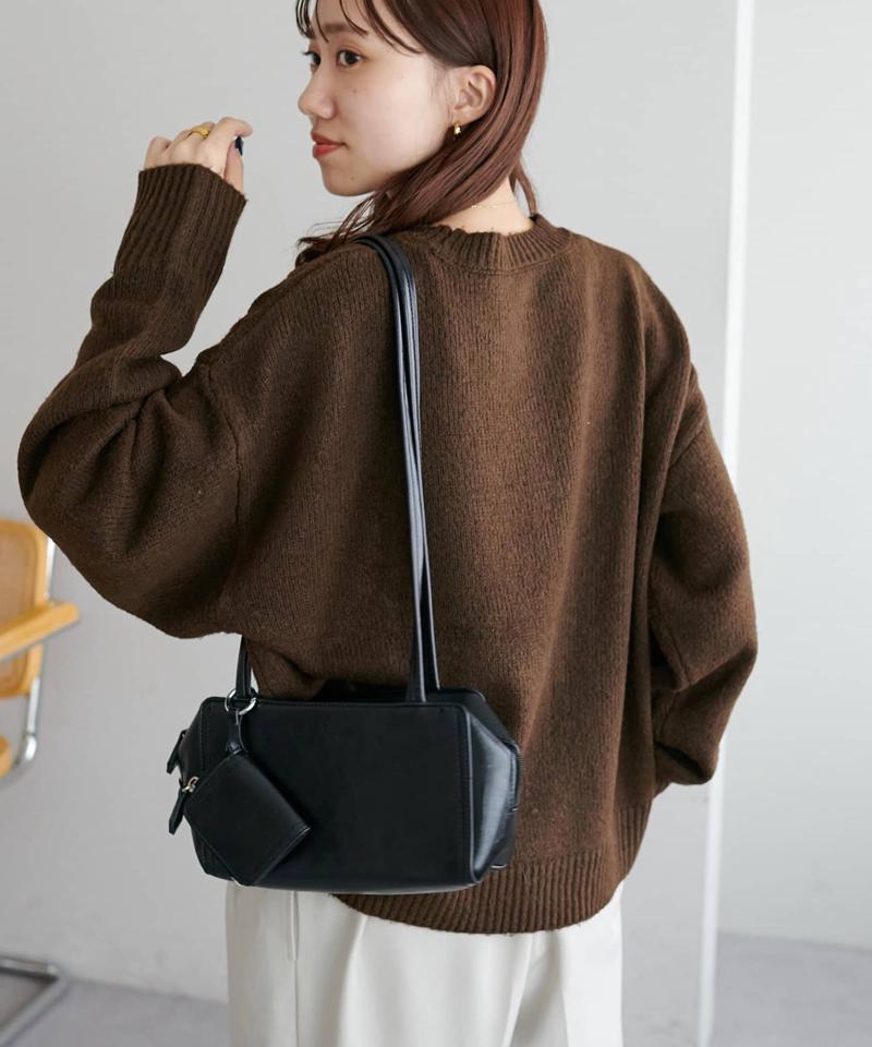 【華奢見え/13色展開♪/WEB限定】メランジニットプルオーバー