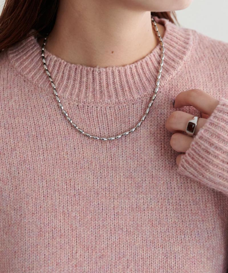 【華奢見え/13色展開♪/WEB限定】メランジニットプルオーバー