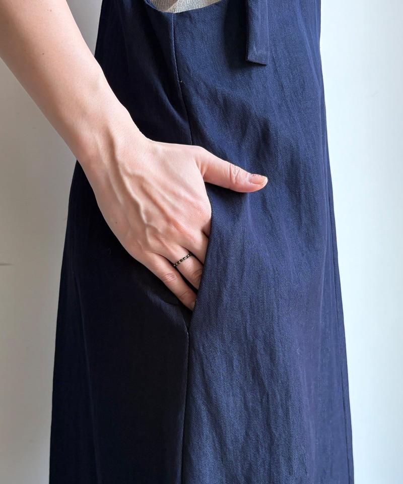 【新色追加/前後2WAYで着られる】深Vワンピース