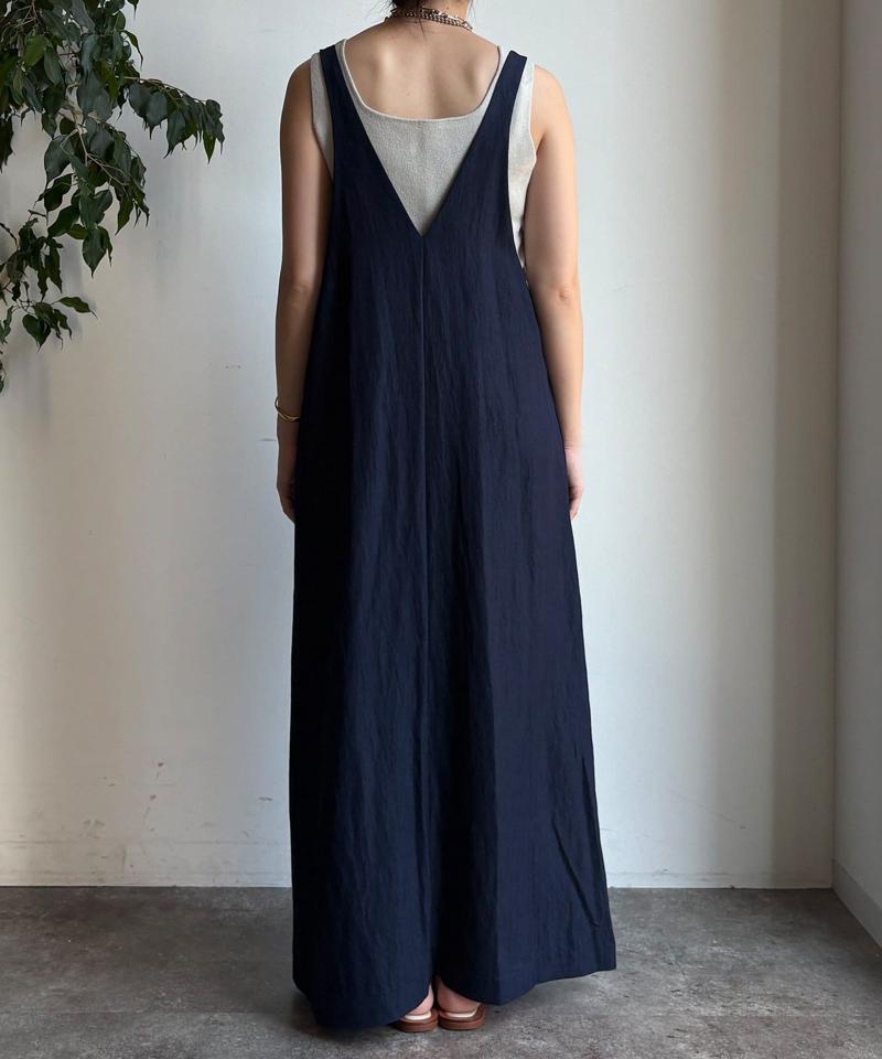 【新色追加/前後2WAYで着られる】深Vワンピース