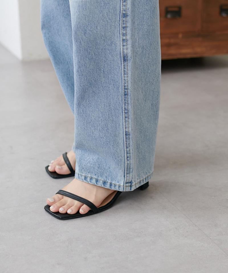 【低身長～高身長/6サイズ/オールシーズン◎】USコットンデニムストレートパンツ≪改良版≫