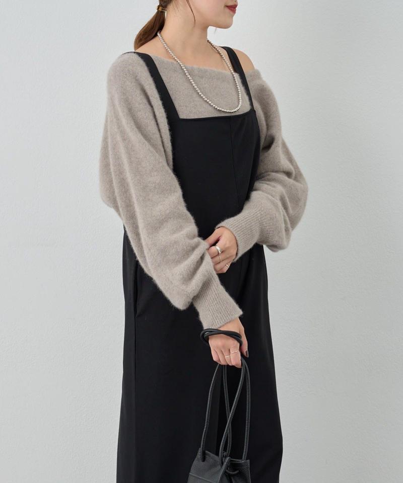 《累計1.5万枚突破!》《全骨格細見え》カットジョーゼットキャミサロペット