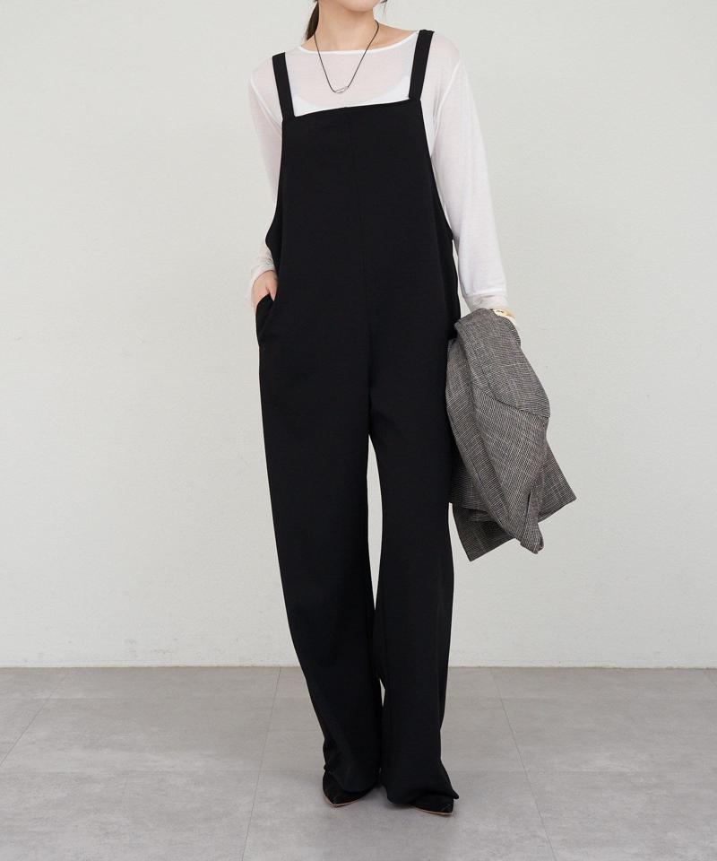 《累計1.5万枚突破!》《全骨格細見え》カットジョーゼットキャミサロペット