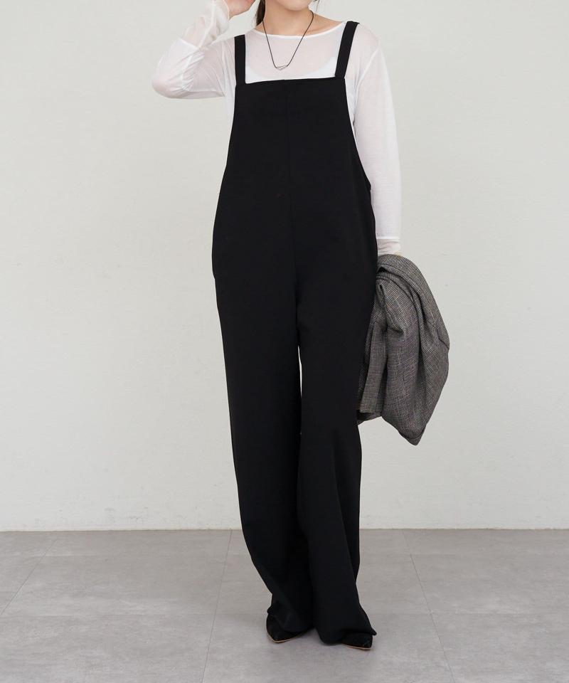 《累計1.5万枚突破!》《全骨格細見え》カットジョーゼットキャミサロペット