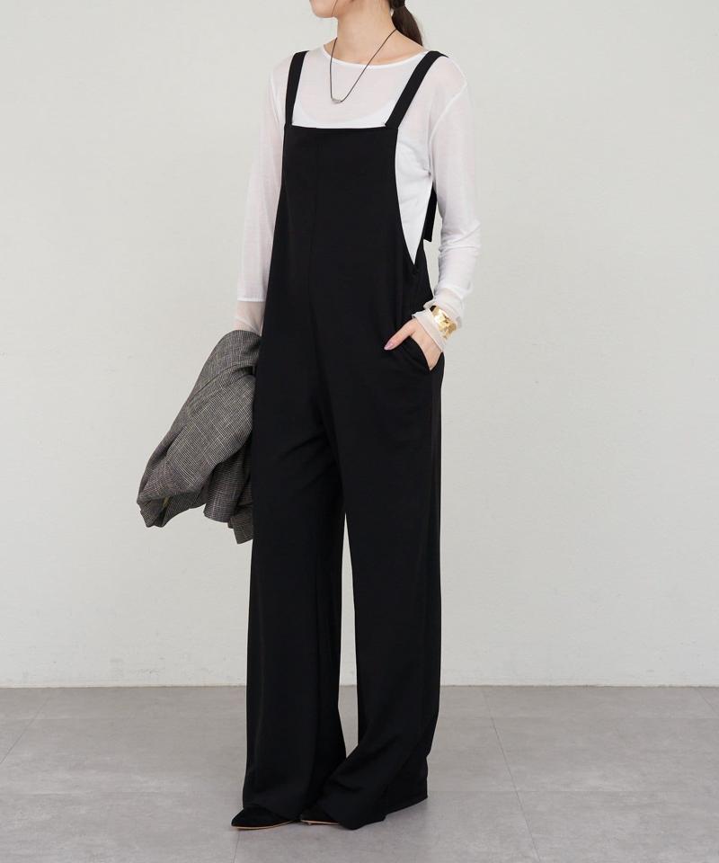 《累計1.5万枚突破!》《全骨格細見え》カットジョーゼットキャミサロペット