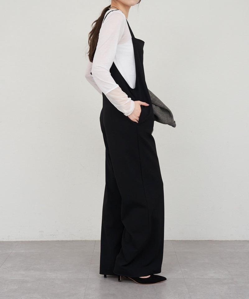 《累計1.5万枚突破!》《全骨格細見え》カットジョーゼットキャミサロペット