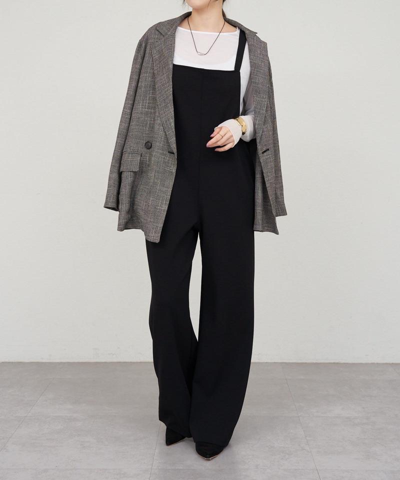 《累計1.5万枚突破!》《全骨格細見え》カットジョーゼットキャミサロペット