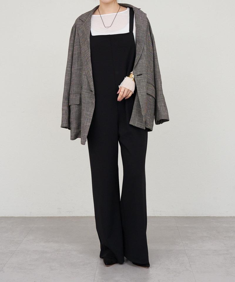 《累計1.5万枚突破!》《全骨格細見え》カットジョーゼットキャミサロペット