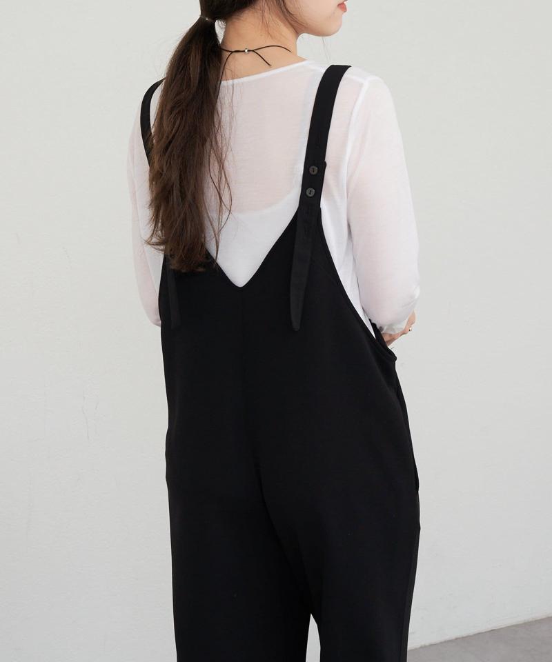 《累計1.5万枚突破!》《全骨格細見え》カットジョーゼットキャミサロペット