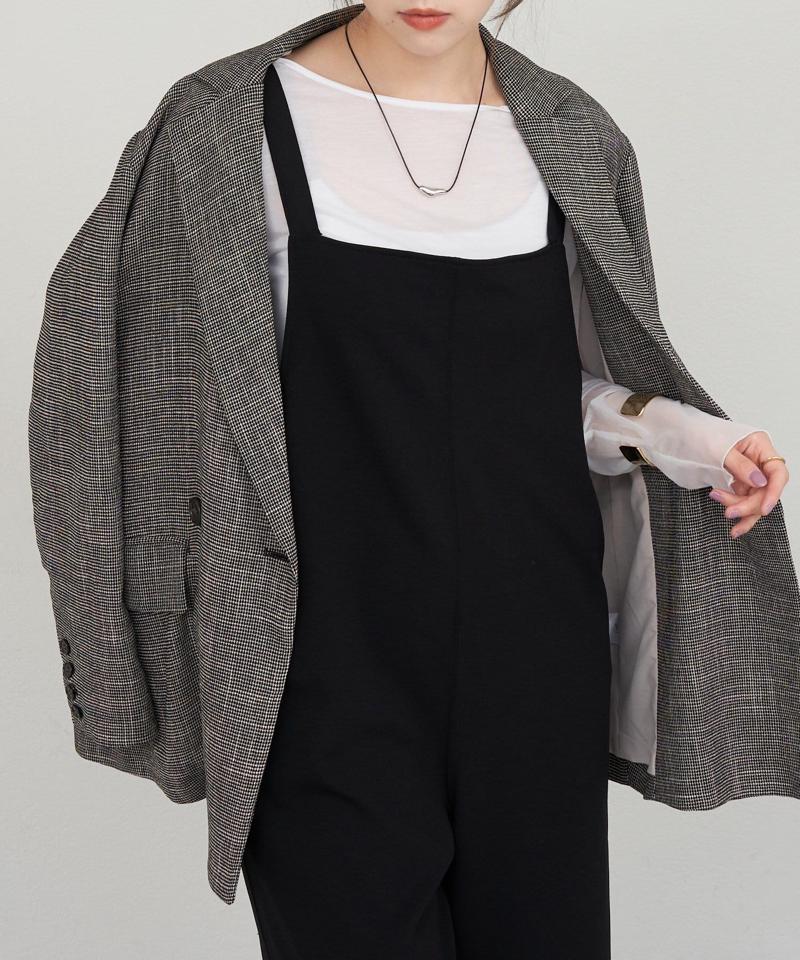 《累計1.5万枚突破!》《全骨格細見え》カットジョーゼットキャミサロペット