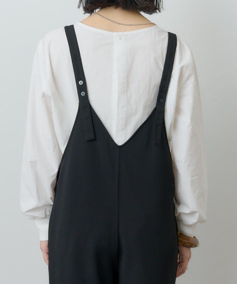 《累計1.5万枚突破!》《全骨格細見え》カットジョーゼットキャミサロペット