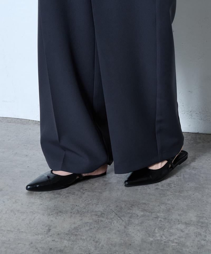 ストレッチイージータックワイドパンツ