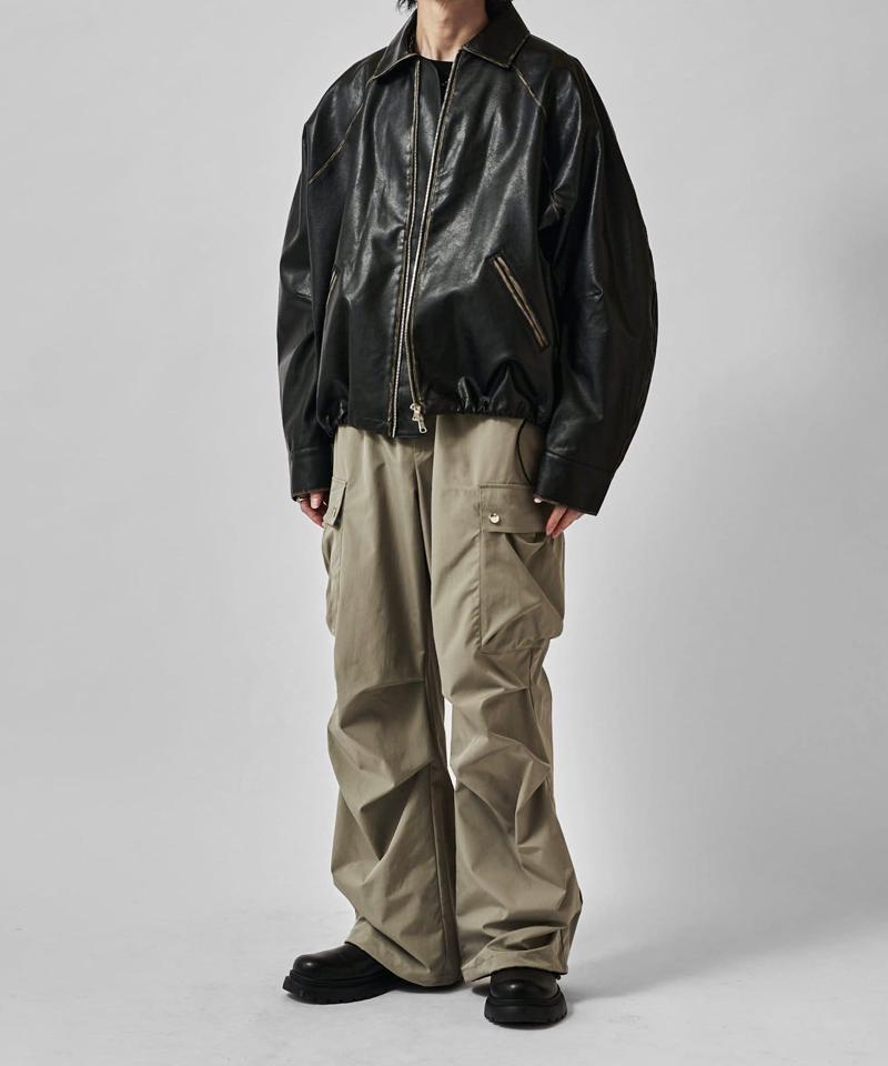 【Neucon/ニューコン】ダブルポケットパラシュートカーゴパンツ