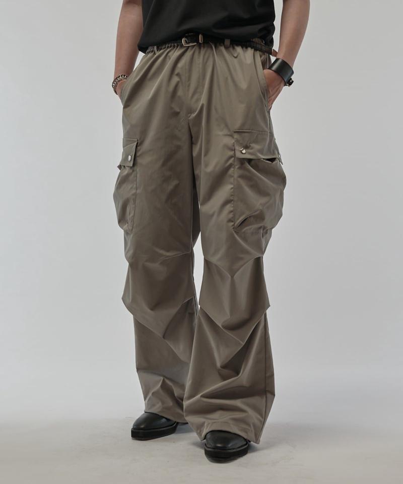 【Neucon/ニューコン】ダブルポケットパラシュートカーゴパンツ