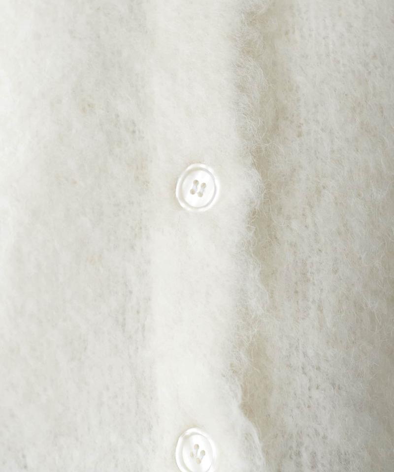 【8色展開/着映え/WEB限定】MIXブークレシャギーカーディガン