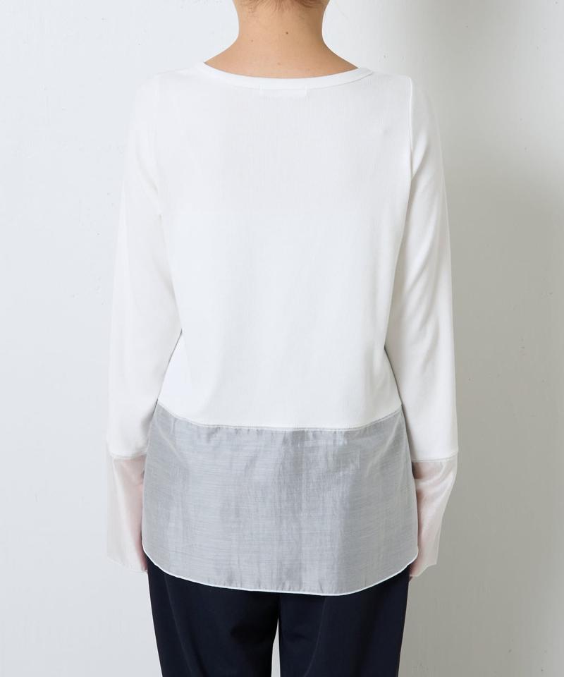 【累計売上1.8万枚】【スクエアネックが登場】 裾シアーロンT