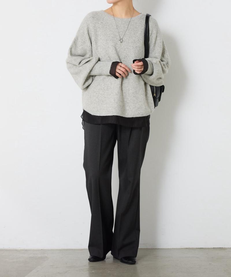 【累計売上1.8万枚】【スクエアネックが登場】 裾シアーロンT