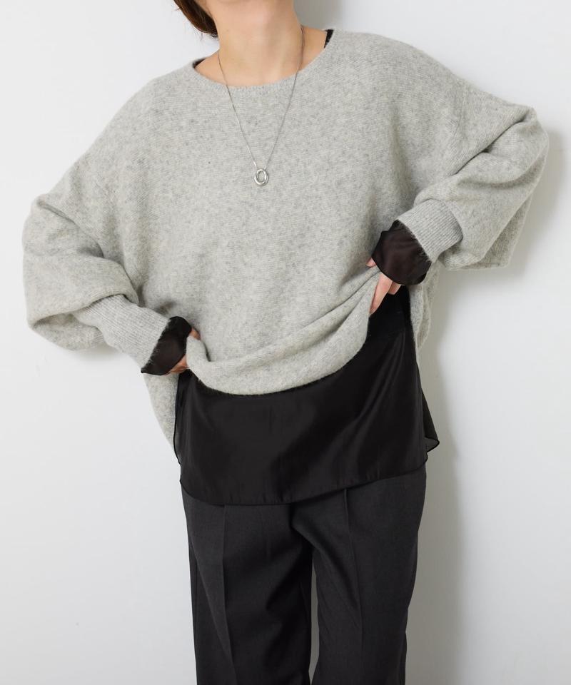 【累計売上1.8万枚】【スクエアネックが登場】 裾シアーロンT