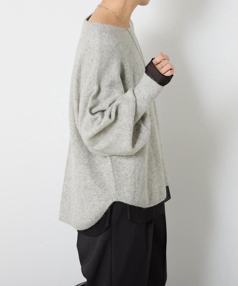 【累計売上1.8万枚】【スクエアネックが登場】 裾シアーロンT