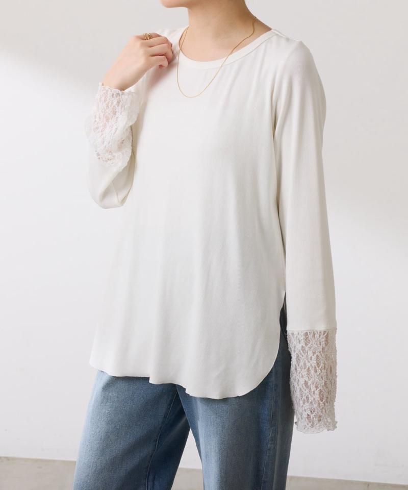 【累計売上1.8万枚】【スクエアネックが登場】 裾シアーロンT